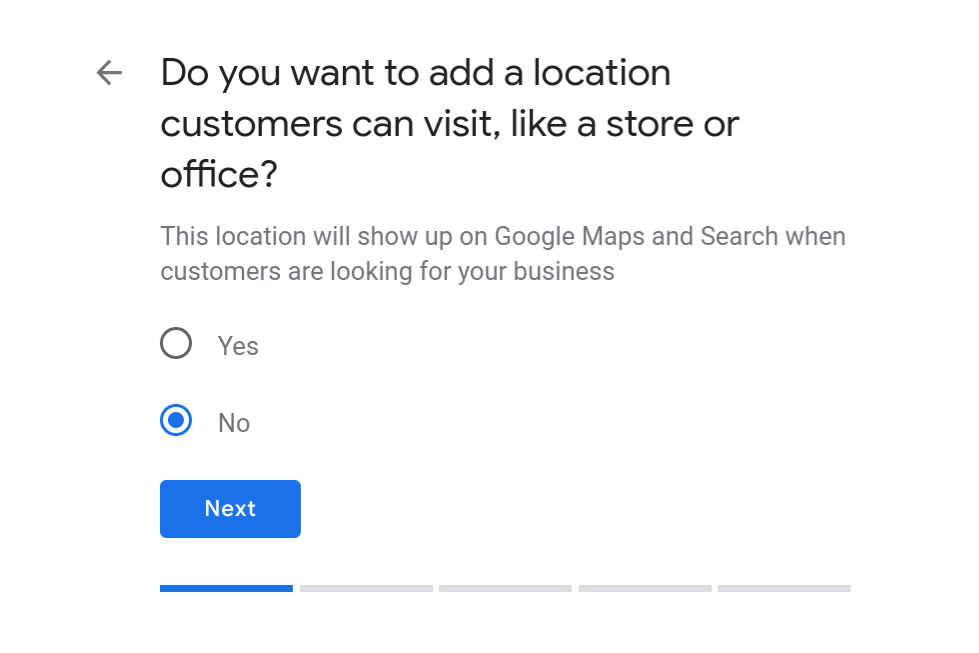 Google My Business without a physical location